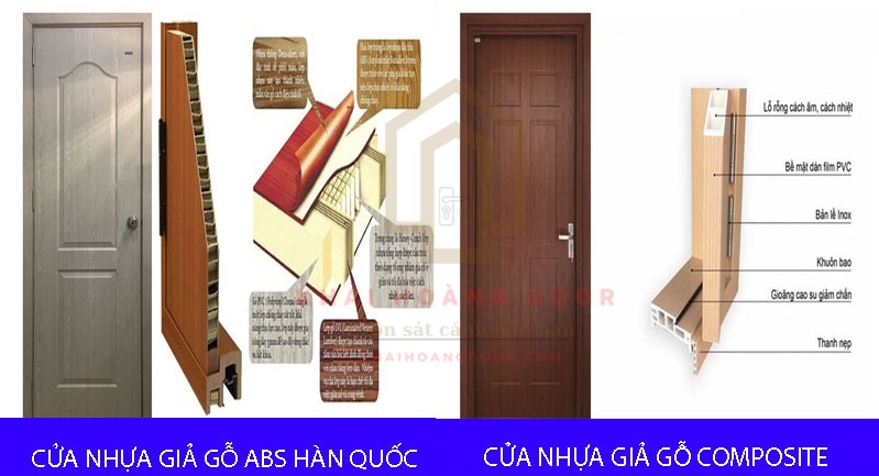 So sánh cửa Nhựa ABS và cửa Nhựa Composite